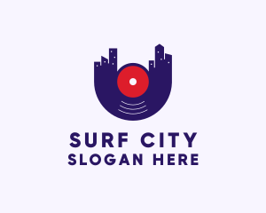 City Vinyl Sound logo design