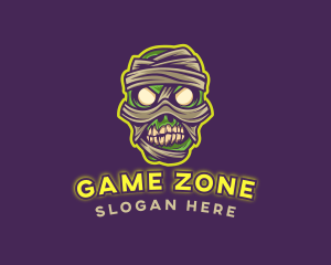 Zombie Mummy Gaming logo design