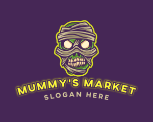 Zombie Mummy Gaming logo design