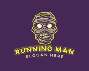 Angry - Zombie Mummy Gaming logo design