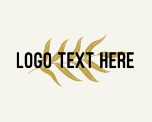 Text - Modern Artisanal Leaf logo design