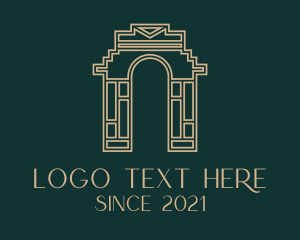 Entrance - Premium Arch Realty logo design