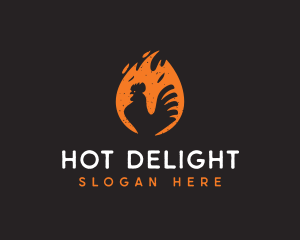 Flaming Hot Chicken logo design