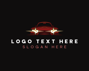 Car Headlight Detailing logo design
