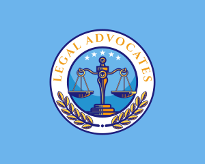 Attorney Law Scales logo design