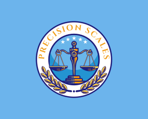 Scales - Attorney Law Scales logo design