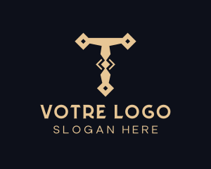 Workshop - Tech Tool Letter T logo design