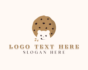 Delicious - Cookie Bear Dessert logo design