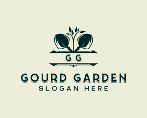 Garden Shovel Landscaping logo design