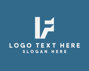 Free Text - Chat Speech Letter F logo design