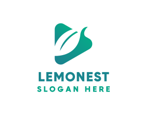 Leaf Player App logo design
