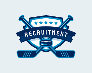 Hockey Puck - Hockey Tournament Sports logo design
