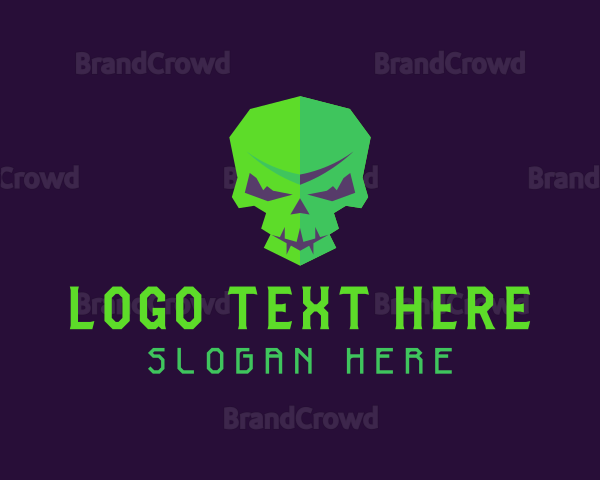 Skull Video Game Logo