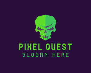 Skull Video Game logo design