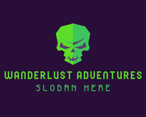 Player - Skull Video Game logo design
