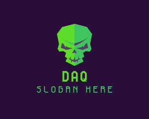 Player - Skull Video Game logo design