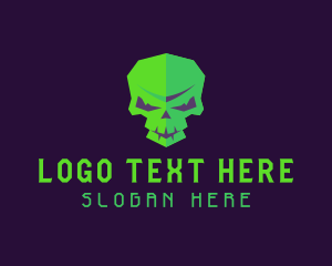 Mascot - Skull Video Game logo design