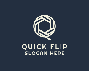 Fintech Developer Letter Q Business logo design