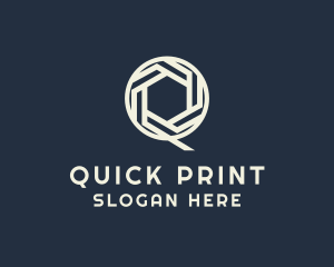 Fintech Developer Letter Q Business logo design