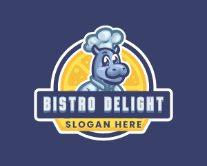 Smiling Hippo Catering logo design