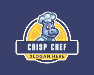 Smiling Hippo Catering logo design