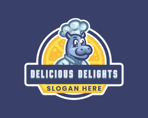 Smiling Hippo Catering logo design