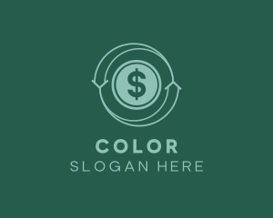 Dollar Coin Trading Logo