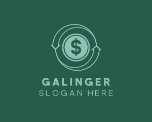 Dollar Coin Trading Logo