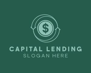 Lending - Dollar Coin Trading logo design