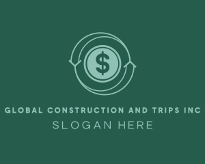 Dollar Coin Trading logo design