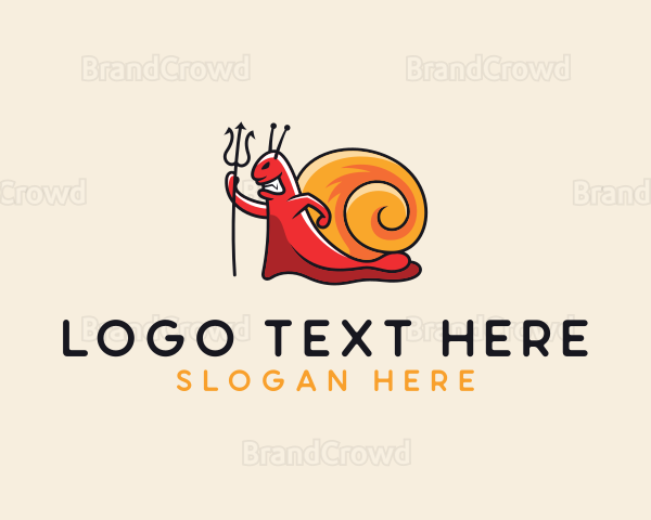 Demon Shell Snail Logo