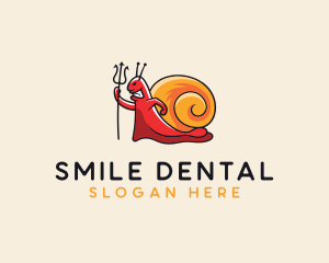 Demon Shell Snail logo design