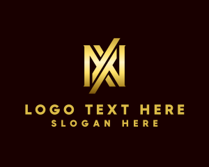 Professional Brand Letter N logo design