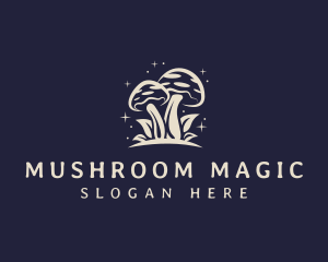 Mushroom - Mushroom Fungi Mycelium logo design