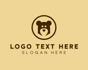 Zoo - Abstract Bear Head logo design