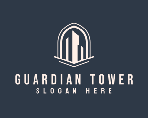 City Building Property Contractor logo design