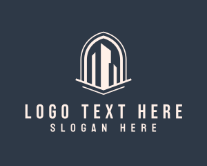 Property - City Building Property Contractor logo design