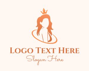 Beauty Shop - Beauty Queen Woman logo design