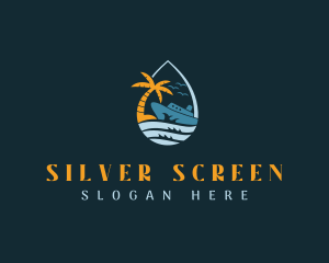 Tropical Ocean Cruise Ship  Logo