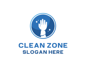 Sanitary - Hand Gloves Sanitary logo design