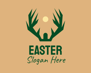 Antler - Deer Antler Hunting logo design