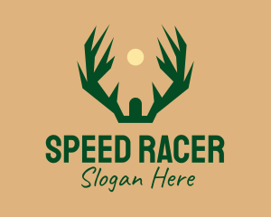 Deer Antler Hunting logo design