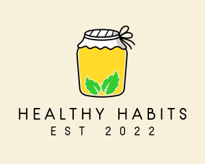 Healthy Organic Juice Jar logo design