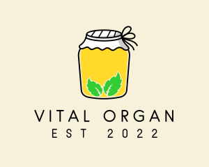 Healthy Organic Juice Jar logo design