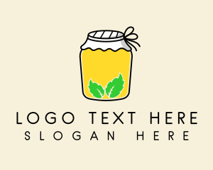 Healthy Organic Juice Jar Logo