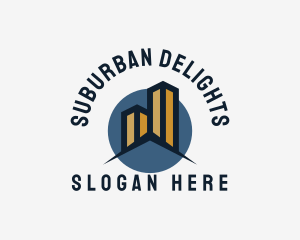 Suburban - Building City Real Estate logo design