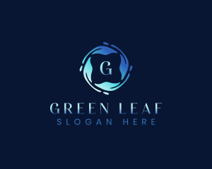 Water Leaves Spa logo design