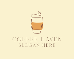Cafe - Reusable Coffee Cup Cafe logo design