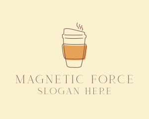 Reusable Coffee Cup Cafe  logo design