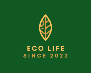Sun Leaf Eco Sustainability logo design